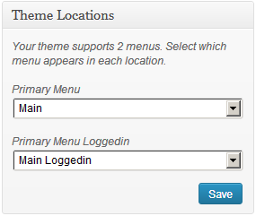 Dynamic Menu for Logged In Users