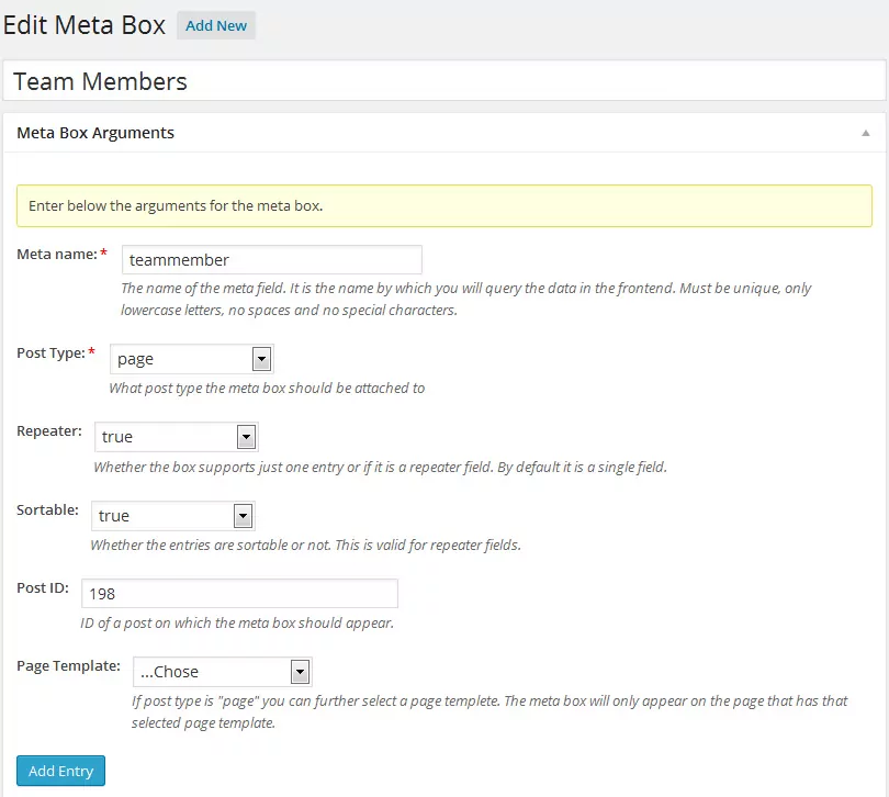 metabox-arguments