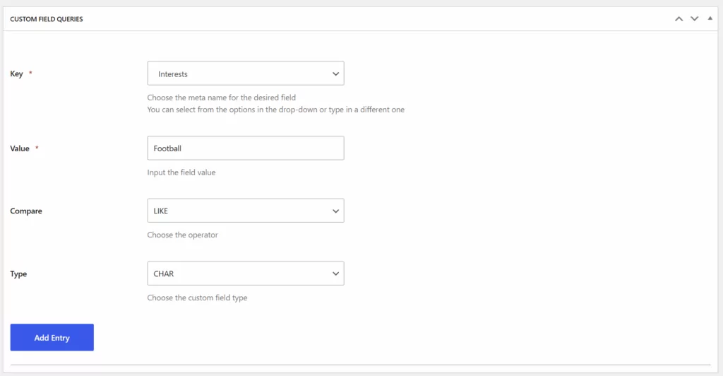 Custom field queries, example 2