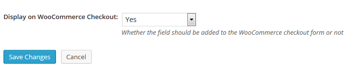Choose which fields to display on the Checkout page