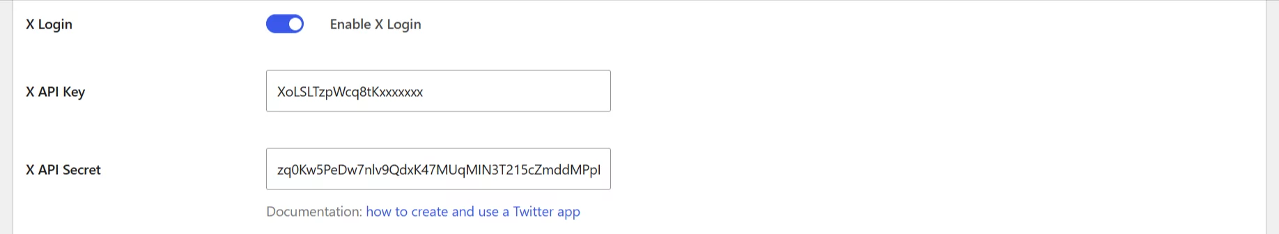Soccial Connect X credentials