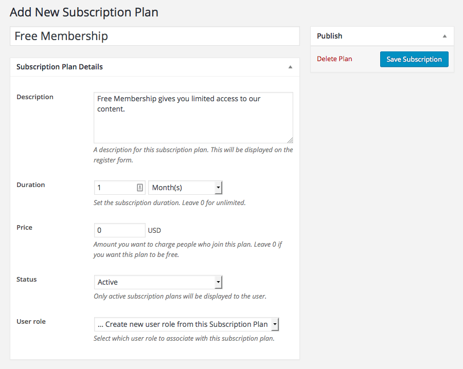 pms-setup-add-subscription-plan-free