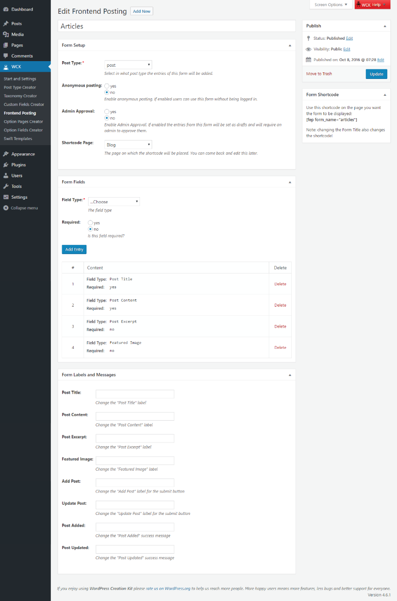 Cozmoslabs Frontend Posting - Posting - Cozmoslabs Frontend