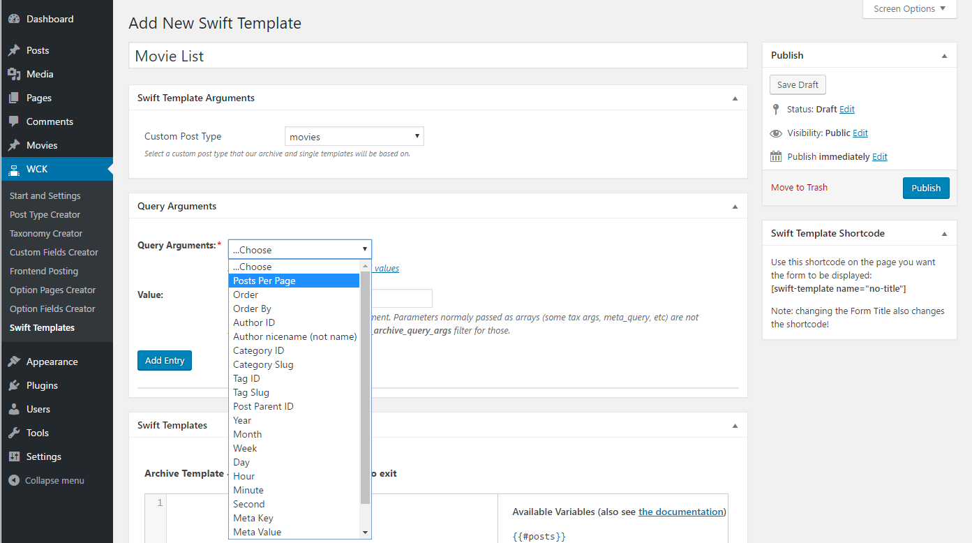 "Type":"Posts"}}}. Intuitive Custom Post order. Types wordpress