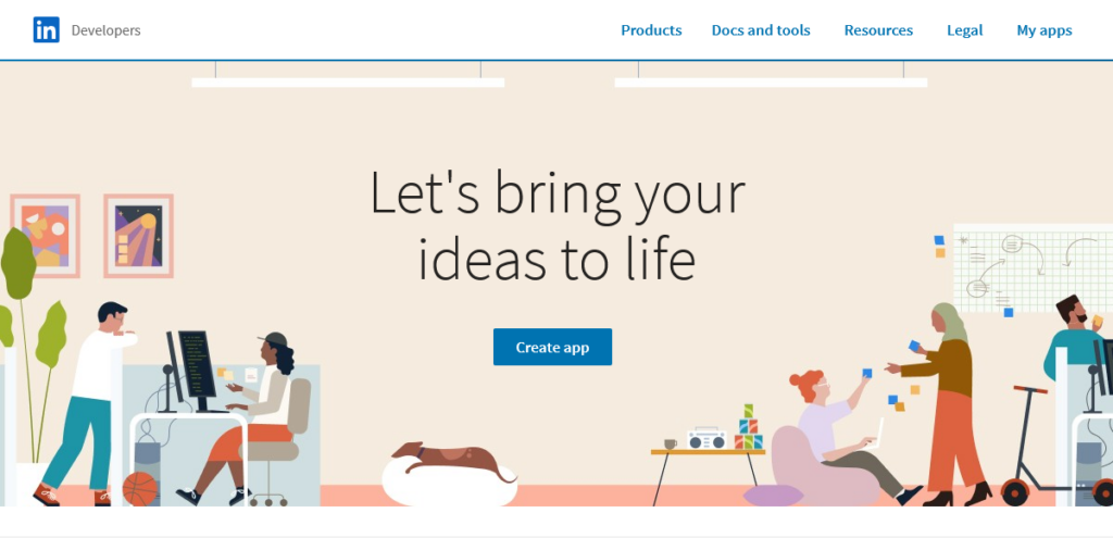 How to create a LinkedIn App for Social Connect