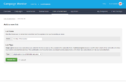 Profile Builder - Campaign Monitor - Create a List