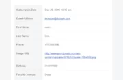 Profile Builder - MailChimp - Admin Email Notification