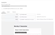 Profile Builder - MailChimp - Double Opt-In Template