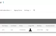Profile Builder - MailChimp - List Subscriber