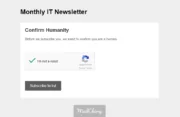 Profile Builder - MailChimp - Validate reCAPTCHA