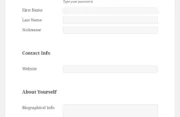 Profile Builder Pro - MailPoet - Registration Form