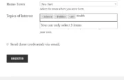 Profile Builder Pro - Select2 - Registration Form Select2 (Multiple) Restriction