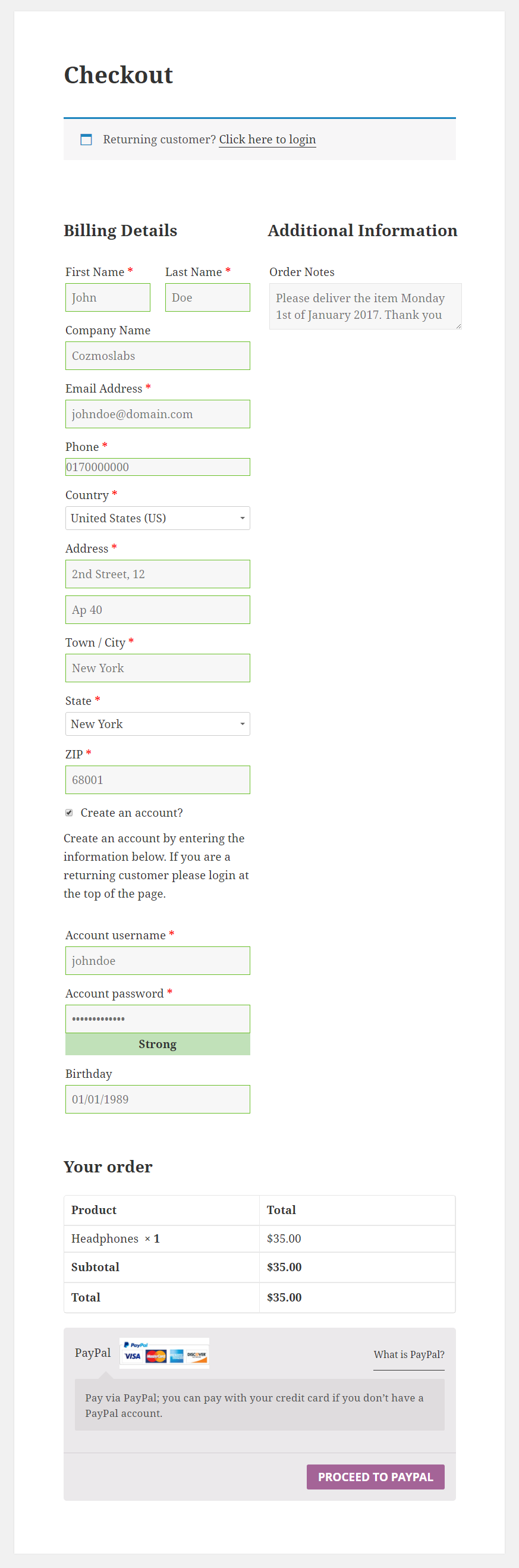 Profile Builder Pro - WooCommerce Sync - Checkout Form - Enable guest checkout