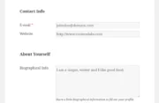 Profile Builder - MailChimp - Edit Profile Form