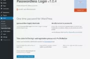 Profile Builder - Passwordless Login - Backend