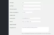 Profile Builder Pro - Field Visibility - Admin Only - User WordPress Edit Profile Form