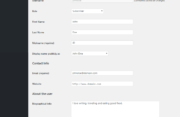 Profile Builder Pro - Field Visibility - User Locked - Admin WordPress Edit Profile Form