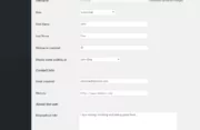 Profile Builder Pro - Field Visibility - User Locked - Admin WordPress Edit Profile Form