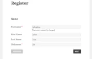 Profile Builder Pro - Multi-Step Forms - Add Form Break Point - Registration Form - User Side - Step 1