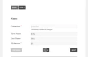 Profile Builder Pro - Multi-Step Forms - Pagination and Tabs - Edit Profile Form - User Side - Step 1
