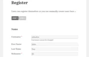 Profile Builder Pro - Multi-Step Forms - Pagination and Tabs - Registration Form - Admin Side - Step 1