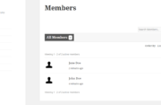 Profile Builder Pro - BuddyPress - Default BuddyPress Members Listing