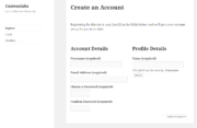 Profile Builder Pro - BuddyPress - Default BuddyPress Registration Form