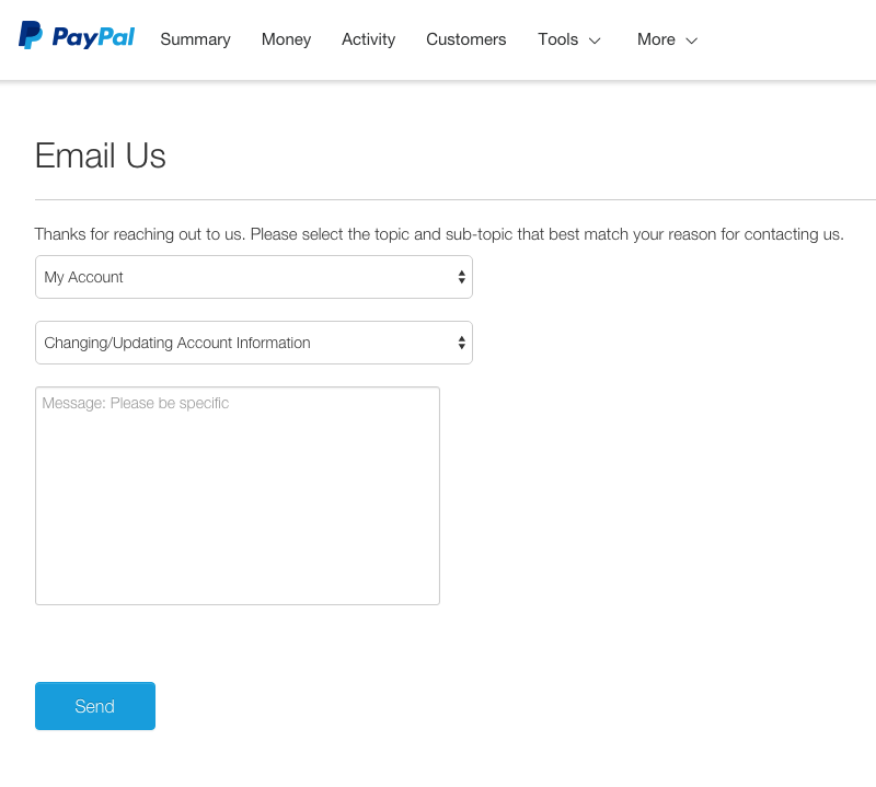 Paid Member Subscriptions Pro - PayPal Pro and PayPal Express Checkout -Contact PayPal via Email