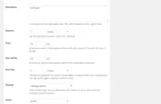 Paid Member Subscriptions - Subscription Plans - Sing-up Fee