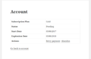 Paid Member Subscriptions Pro - Discount Codes - Retry Link