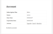 Paid Member Subscriptions Pro - Discount Codes - Upgrade Link