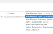 Paid Member Subscriptions Pro - Email Reminders - Trigger Event