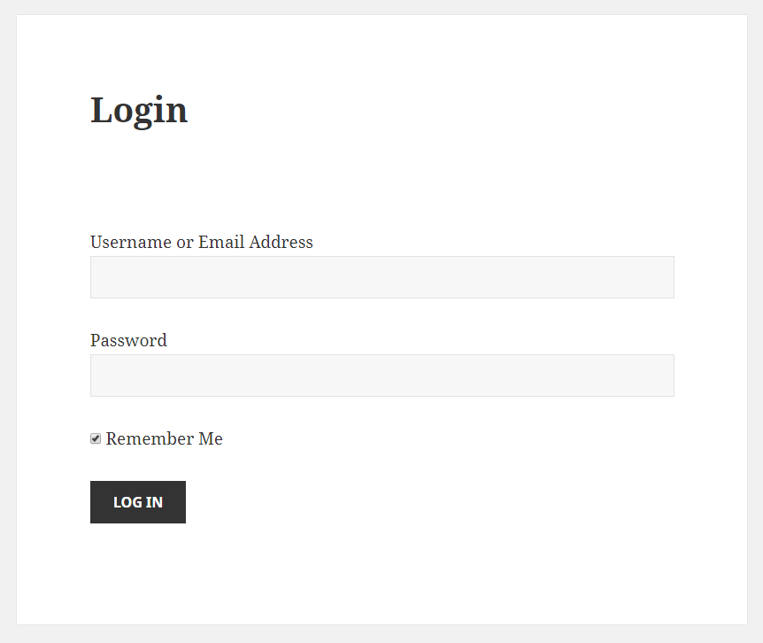 Paid Member Subscriptions - Shortcodes - Login Form in Front End