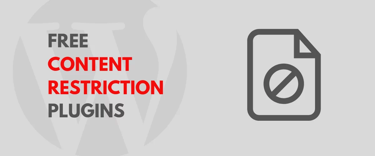 Free Content Restriction Plugins for WordPress