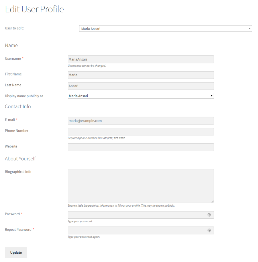 How to Create Your WordPress User Custom Profile Page - Cozmoslabs