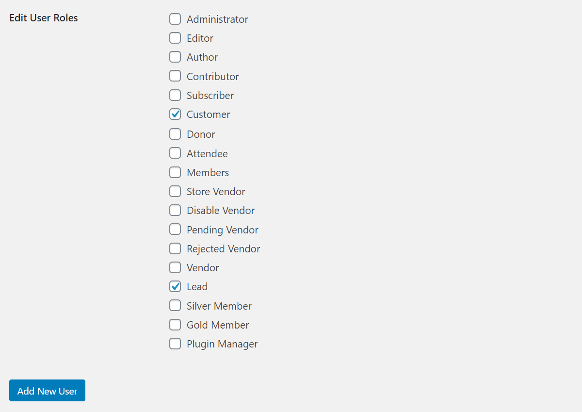 Assign user roles in WordPress