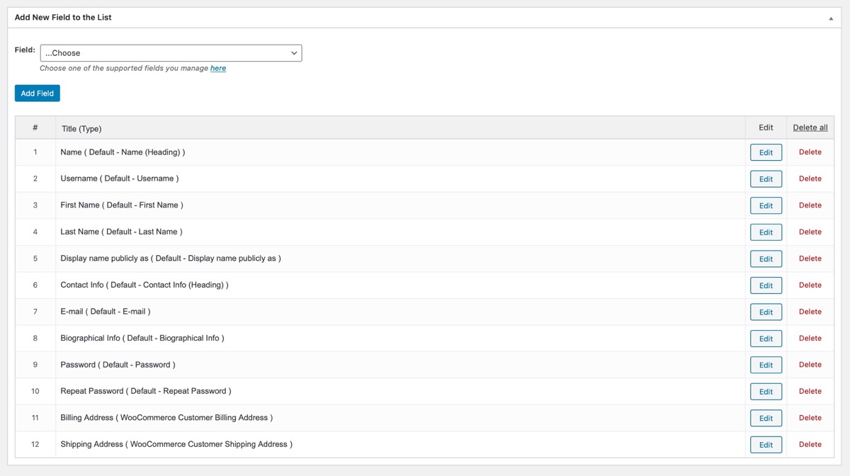 creating edit profile form - step 2