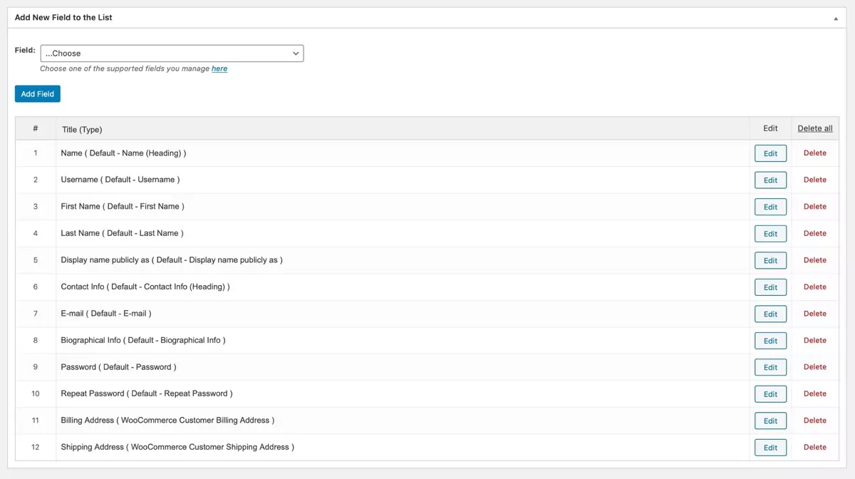creating edit profile form - step 2