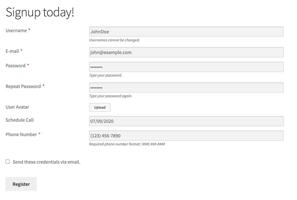 Conditional logic preview on the front-end