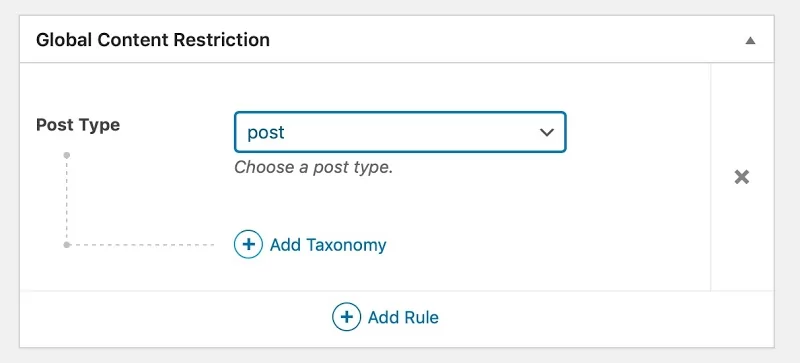 Screenshot of adding a taxonomy