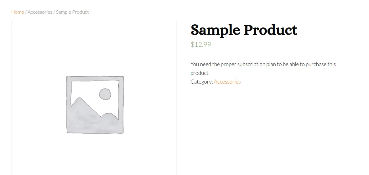 product purchase restriction with a WooCommerce subscription plugin