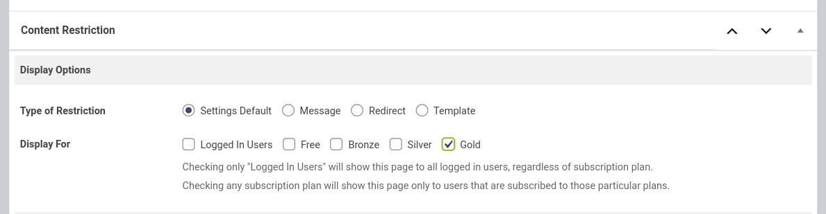 Restricting product viewing