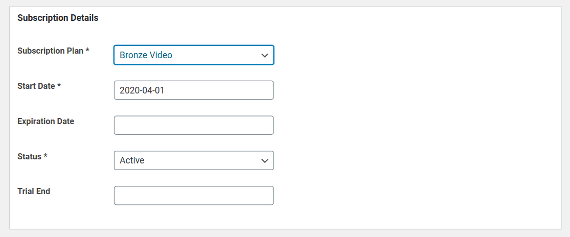 manage member subscriptions