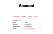 Retry Subscription Payment in WordPress Subscriptions Plugin