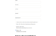 Paid Membership Registration Form WordPress