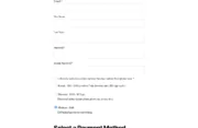 Paid Membership Registration Form WordPress