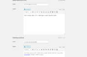 Membership Email Settings