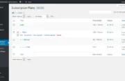 Subscription Plans in WordPress Membership Plugin