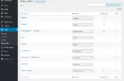Roles Editor in WordPress Profile Builder