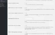 WordPress User Registration Forms Advanced Settings